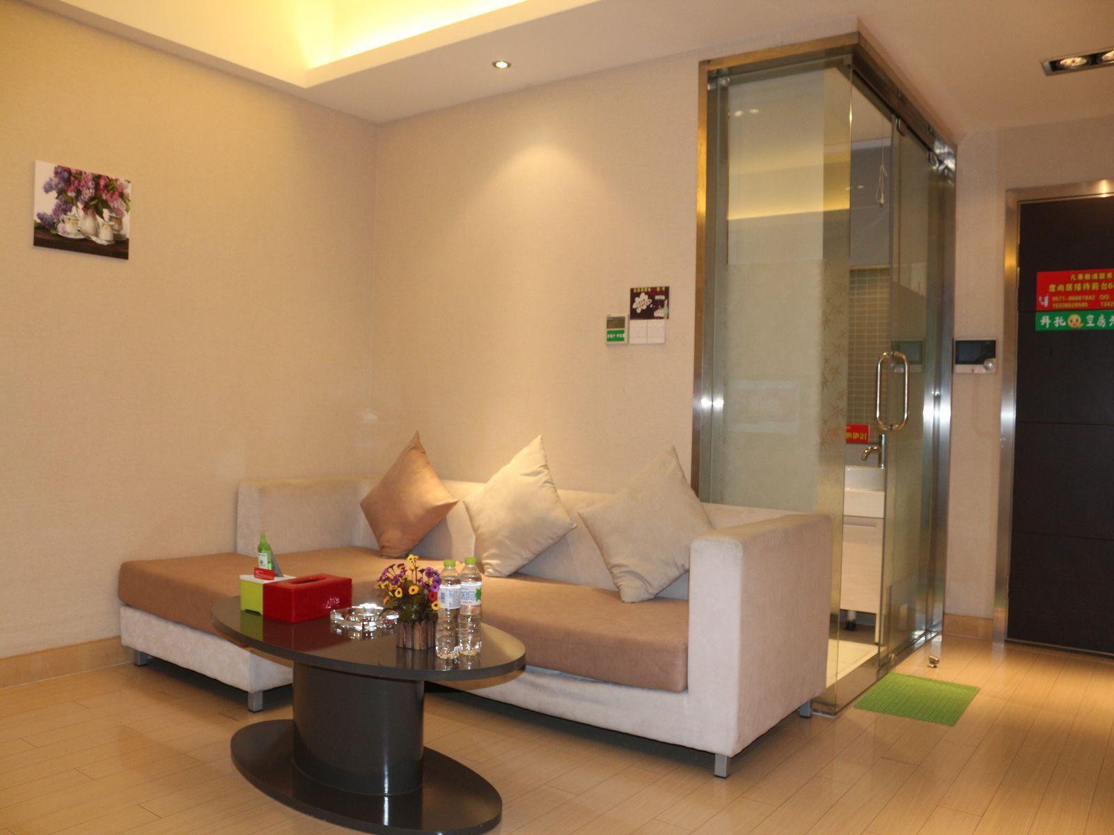 Binjiang Hangzhou Dushangju Hotel Apartment מראה חיצוני תמונה